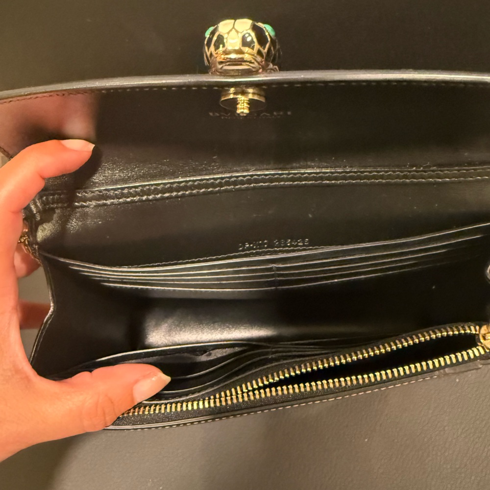 🔥24HR SALE🔥 Authentic Bvlgari Serpenti Forever Metallic Pink WOC - Picture 8 of 14